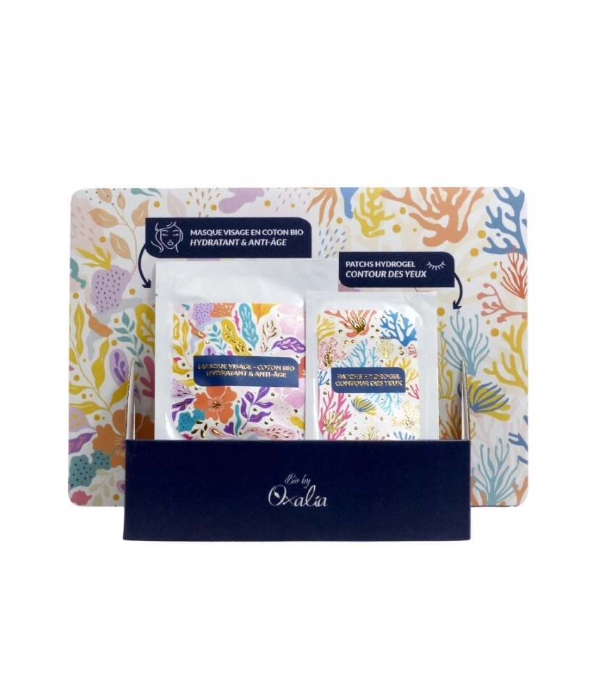 Pack patchs hydrogel (x10) et masques en coton bio (x 10)
