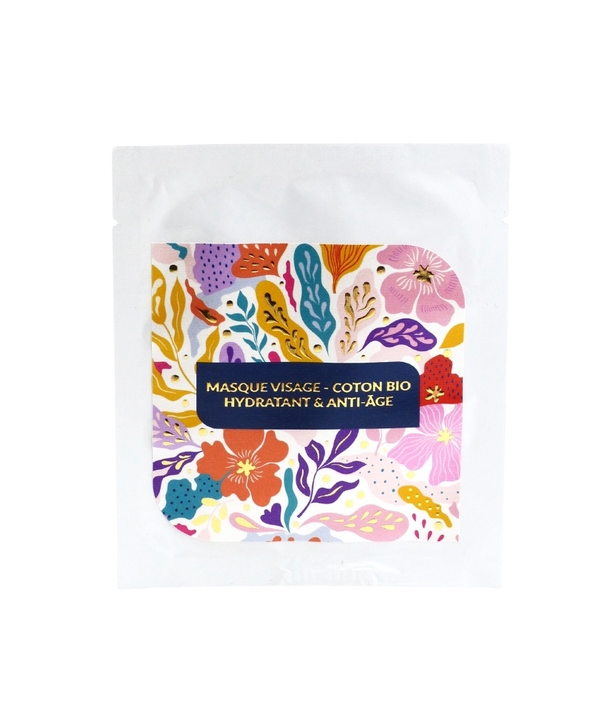 Masque visage en coton bio