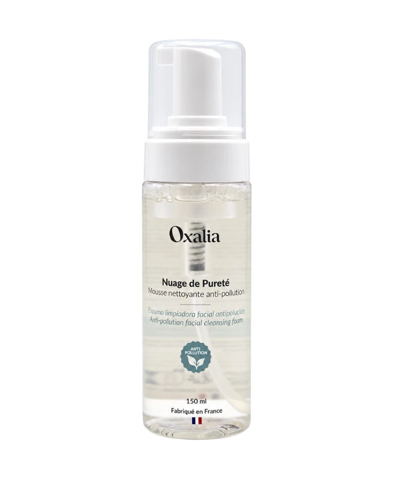 Nuage de Pureté Oxalia, mousse nettoyante anti-pollution pour le visage, 150 ml