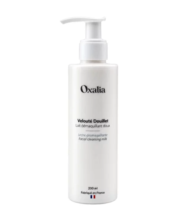 Lait démaquillant Velouté Douillet Oxalia pour démaquiller le visage