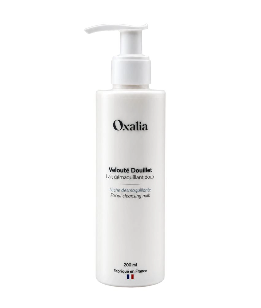 Lait démaquillant Velouté Douillet Oxalia pour démaquiller le visage